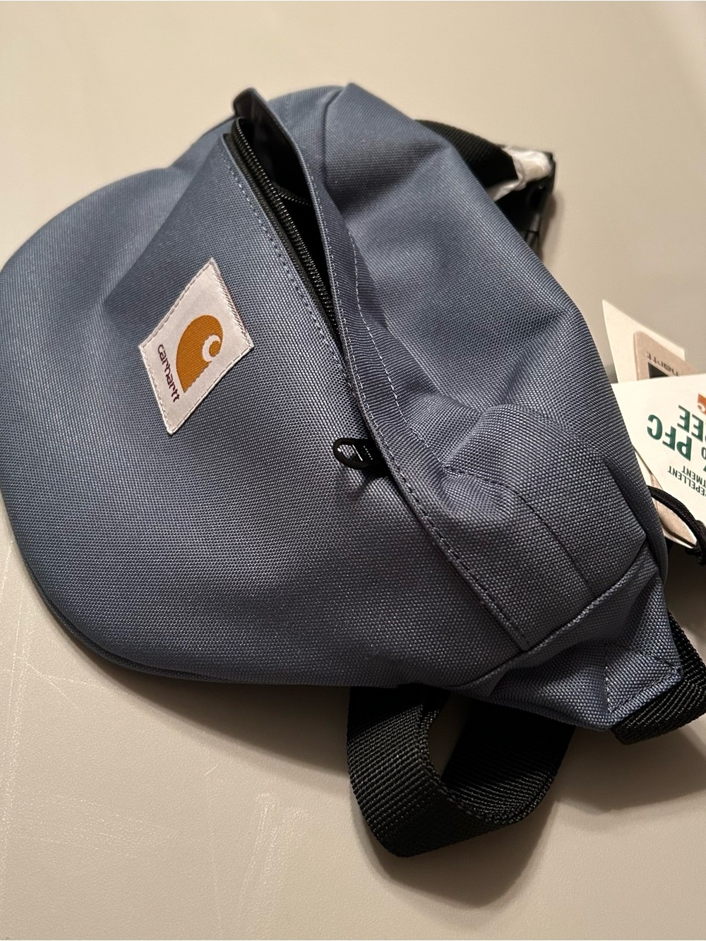 Carhartt Men’s Slate Blue Canvas Belt Bag
